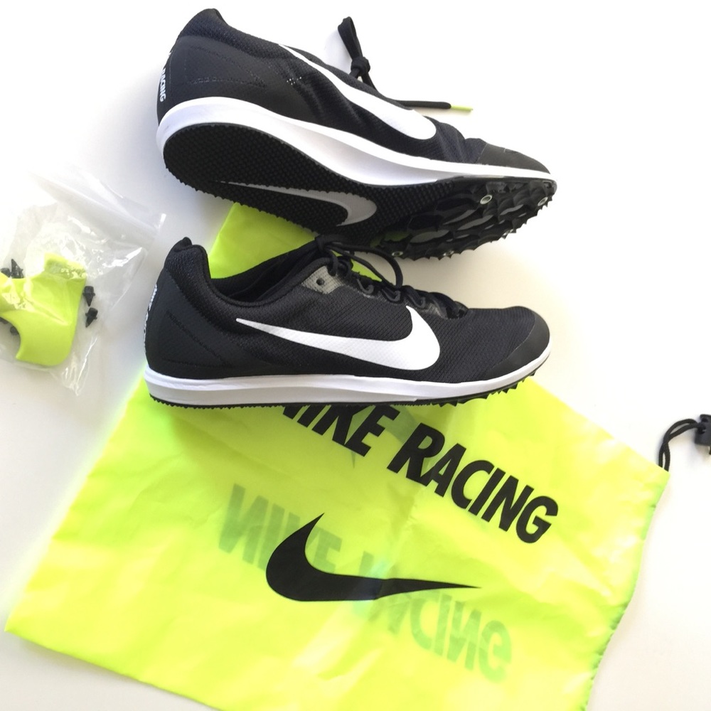 NIKE ZOOM RIVAL D 10 Black/White - Volt